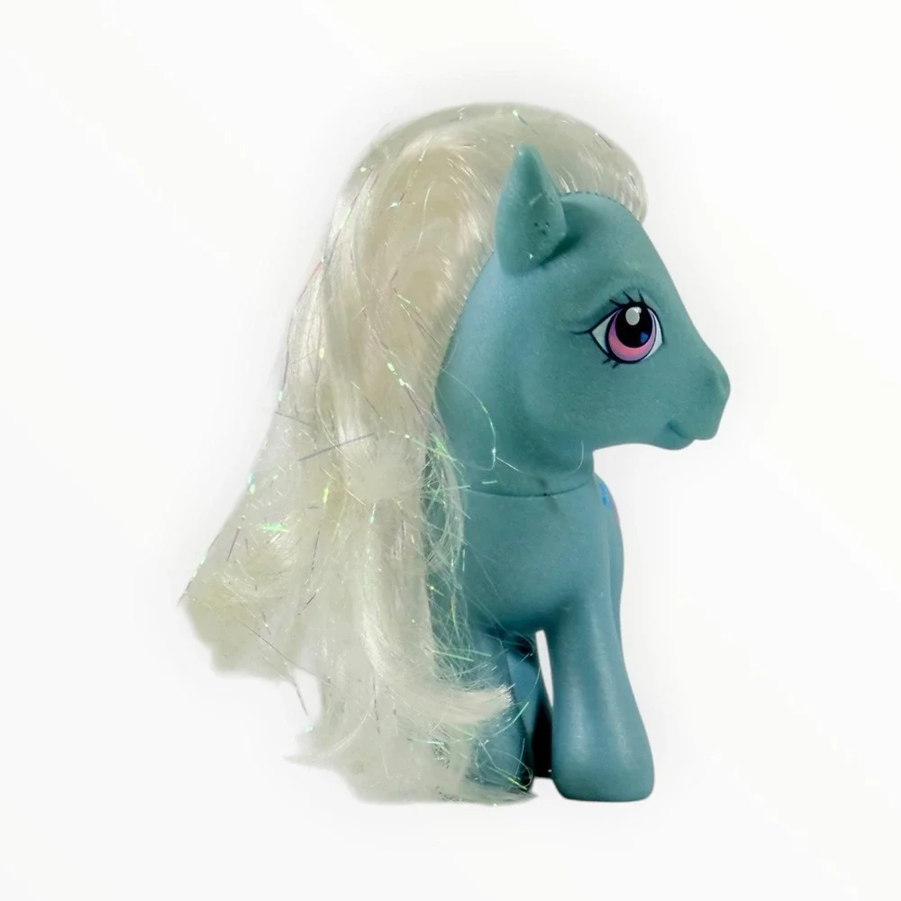 My Little Pony MLP BEE BOP 2002 Pink Harp G3 White Mane and Tail with Tinsel VTG